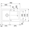 FRANKE Мивка Sirius S2D 611-78 XL 143.0618.641 Каменно сиво