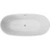 Free-standing acrylic bathtub Deante Alpinia 170x80 cm + headrest