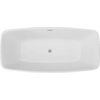 Free-standing acrylic bathtub Deante Anemon 150x72 cm square