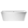 Free-standing wall-mounted bathtub Corsan E019 Iseo 150 cm