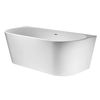 Free-standing wall-mounted bathtub Corsan E029 Mono narrow edge 160 cm