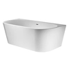 Free-standing wall-mounted bathtub Corsan E030 Mono wide edge 150 cm