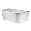 Free-standing wall-mounted bathtub Corsan E030 Mono wide edge 160 cm