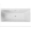 Free-standing/wall-mounted acrylic bathtub Deante Hiacynt 160x75cm