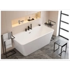 Free-standing/wall-mounted acrylic bathtub Deante Hiacynt 160x75cm