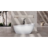 Freestanding Bathtub Keya Matt White 165 + click-clack chrome - Additionally 5% Discount for code BESCO5