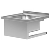 Fregadero para catering de acero inoxidable, colgante 60x60 Principal 30 Polgast 211066-Wi