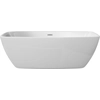 Freistehende Acrylbadewanne Deante Anemon 170x78 quadratisch