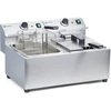 Friggitrice elettrica professionale per ristorazione 2x8l Mastercook Hendi 207307