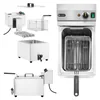 Friteuse Restauration Avec Robinet Xl 10l 400V 6600W Hendi 209424