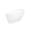 Fritstående badekar Keya mat hvid 165 + klik-klak krom - Yderligere 5% rabat på kode BESCO5
