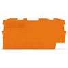 Galinės sienelės/vidinis storis 0,8 mm oranžinės spalvos