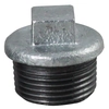 GALVANIZED CAST IRON PLUG, GALVANIZED PLUG 1/2''