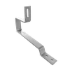 Gancio per tetto solare, montaggio laterale, non regolabile, fisso, acciaio inossidabile, per coperture a coda di castoro