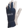 Gants CT402BL cuir fleur + denim taille 10