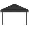 Garden furniture with a double extension roof, anthracite, 3x3x2,75m