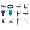 GARDEN PLANT WATERING KIT 10m