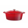 Geëmailleerde Gietijzeren Pot 7l Rood 407x254x135 Hendi 626825