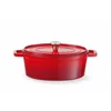 Geëmailleerde Gietijzeren Pot 7l Rood 407x254x135 Hendi 626825