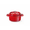 Geëmailleerde Gietijzeren Pot 7l Rood 407x254x135 Hendi 626825