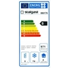 Gefrierschrank aus Edelstahl 130l Stalgast 880176