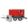 GENERATOR 100 KVA STILTE. ATS-AANHANGWAGEN