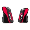 GENIUS speaker SP-Q180 Red, 2.0, 6W, USB power supply, 3.5 "jack, black-red