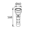 Genopladelig LED lommelygte MAGNUS LED 1W