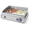 Gladde grillplaat 52x33 cm 2400W | Hendi 203149