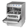 Glass washer, undercounter Stalgast basket 40x40cm washing liquid dispenser, evaporator P 2.77 kW,