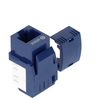 Gniazdo UTP RJ 45 kat. 5e keystone niebieskie