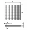 grade de teto RD 600x600