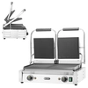 Grand Grill de Contact Professionnel Double Hendi 263709 Nervuré 48x23