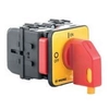 Grebasti prekidač0-1 16A 3P gumb na ploči mali crveni 1 x lokot IP55