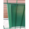 Green plastic fence handle - length 19 cm