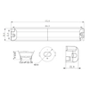 Greenlux GXNO063 LED inbouw noodverlichting GATRION 3h 1W koud wit