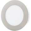Greenlux Painel de LED embutido circular cromado regulável 175mm 12W branco quente + 1x fonte regulável
