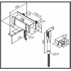 Grifo para bañera Damixa G-Type V3.0 con juego de ducha