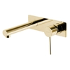 Grifo para lavabo empotrado con caño Corsan Lugo oro CMB7515GL