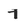 Grifo para lavabo Low Besco Modern / Varium II, negro mate - DESCUENTO ADICIONAL 5% PARA EL CÓDIGO BESCO5