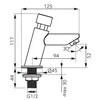 Grifo para lavabo PRESSTIGE PRO, temporizado, cromado