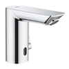 Grohe Bau Cosmopolitan E baterie electronica lavoar, infrarosu 1 / /2 cu mixer și limitator de temperatură reglabil,6V