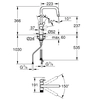 Grohe Blue Pure Eurosmart filterhane med 150° drejelig "U" tud, rustfrit stål