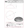 GROTE BETON BLIKSEMBEVEILIGINGSVOET 33KG DRAAD M16