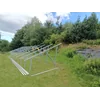 Ground-mounted photovoltaic structure with 16 panels