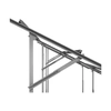 Ground mounting structure for power installation50kW(108panele)