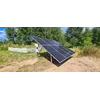 Ground Photovoltaic Structure for 20 Panels