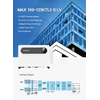 Growatt MAX 100KTL3-X BT 100000W sur réseau