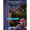 Guirlande lumineuse extérieure intelligente Govee RGBIC blanc chaud Wi-Fi et Bluetooth