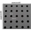 GUSSEISEN-Gitter für Kamin oder Kaminofen 32 x 32,5 cm